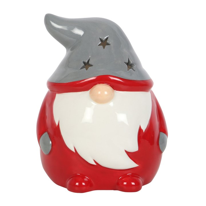 Red and Grey Gonk Tealight Holder, image 2 of 6