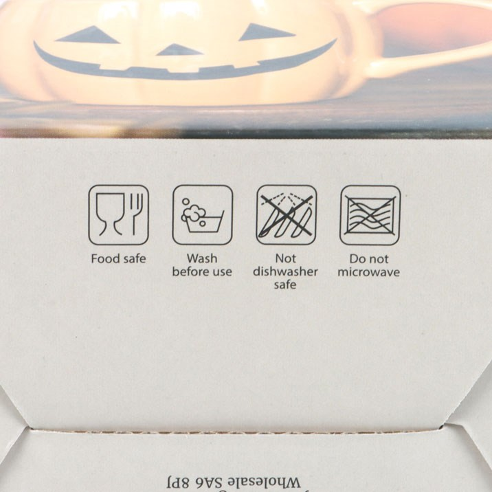 Jack-o'-Lantern Pumpkin Shaped Mug, image 6 of 6