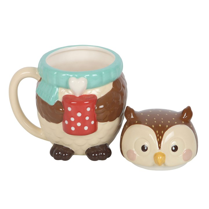Oliver Owl Lidded Mug, image 4 of 6