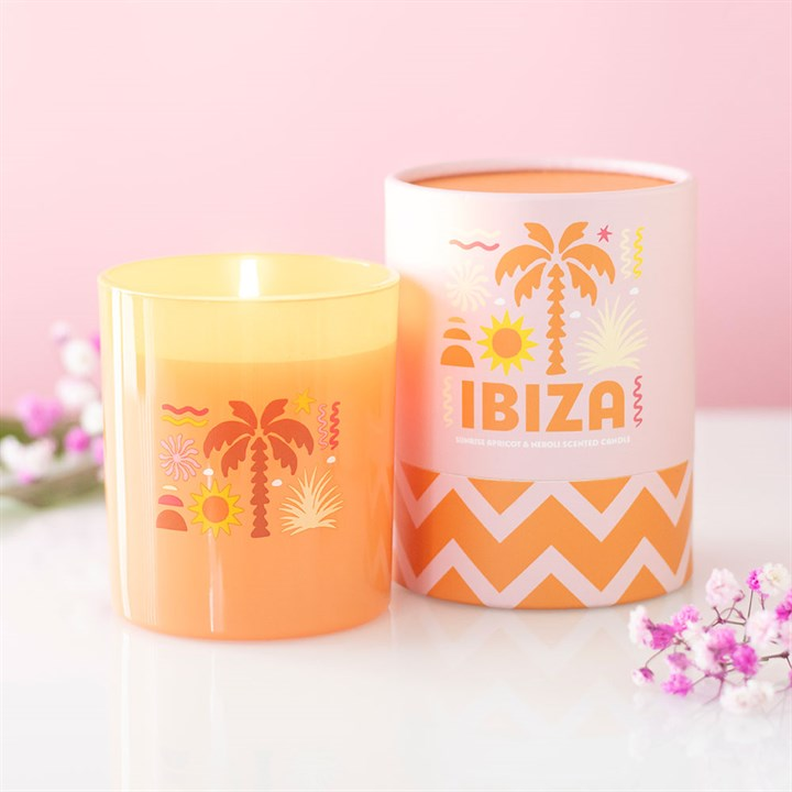 Ibiza Sunrise Apricot & Neroli Scented Candle, image 1 of 6