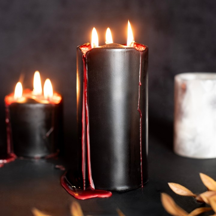 Large Vampire Blood Pillar Candle, image 1 of 6