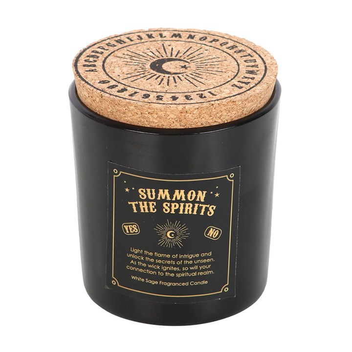 Summon the Spirits Talking Board White Sage Candle, image 3 of 6