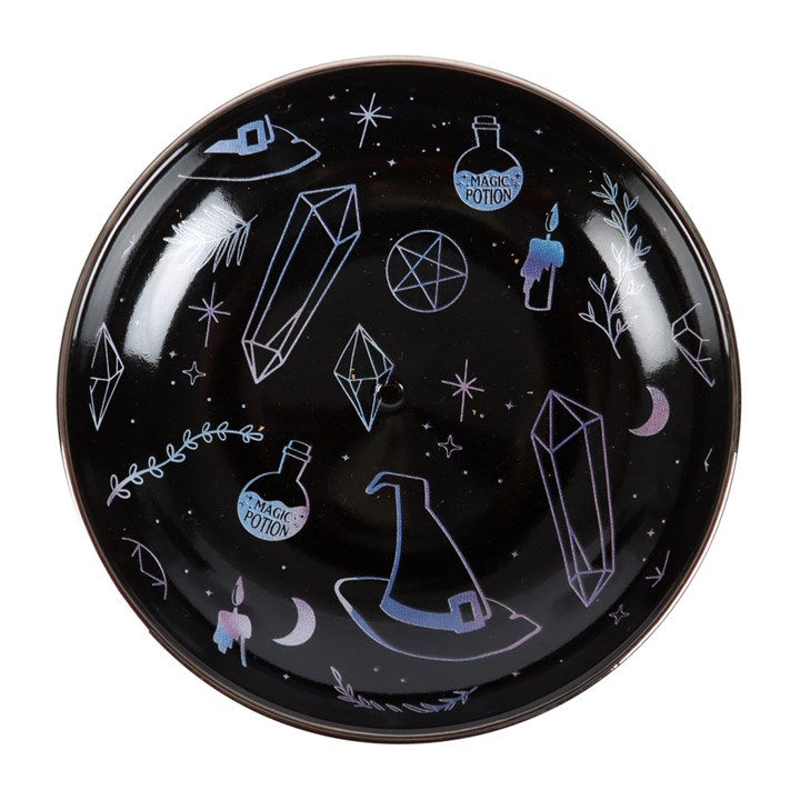 Crystal Witch Incense Holder Plate, image 3 of 5