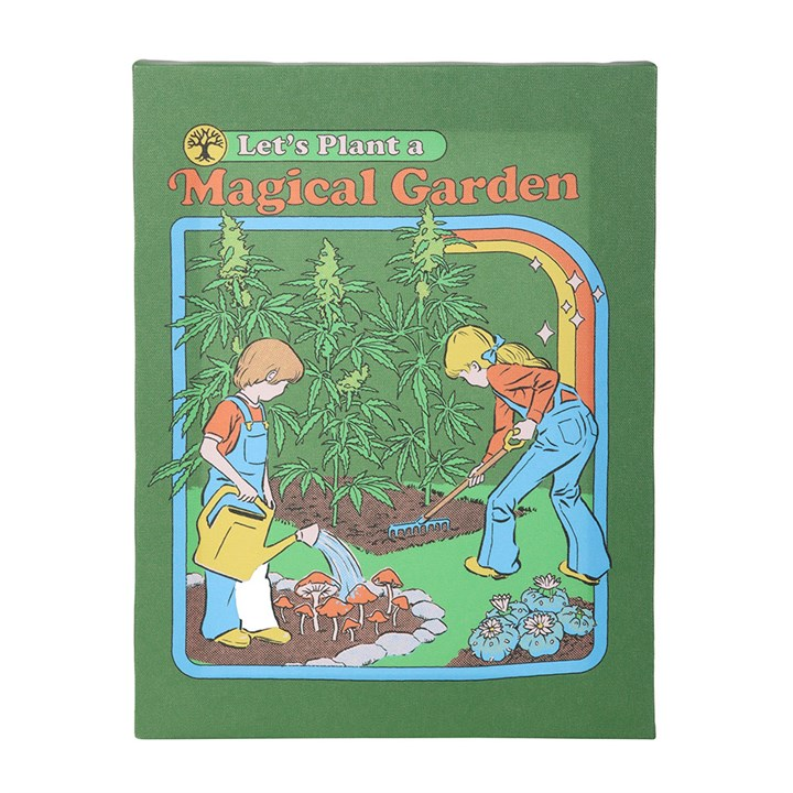 19x25cm Magical Garden Canvas Plaque by Steven Rhodes, image 2 of 4