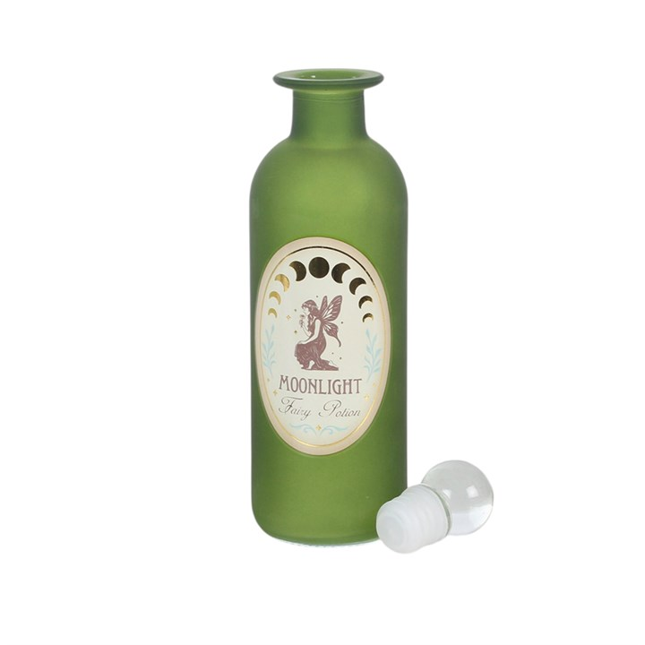 Moonlight Fairy Decorative Glass Potion Bottle, image 4 of 7