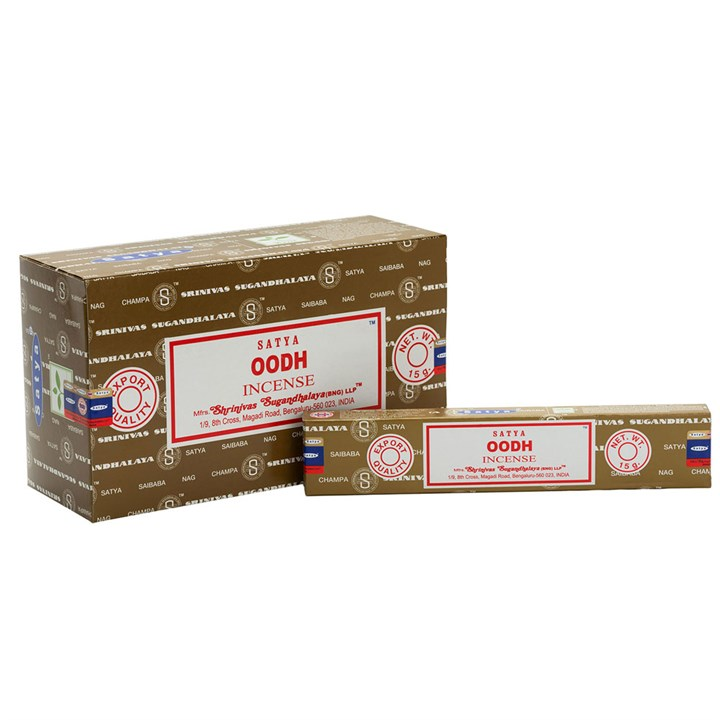 Set of 12 Oodh Incense Sticks by Satya (12/50), image 1 of 2