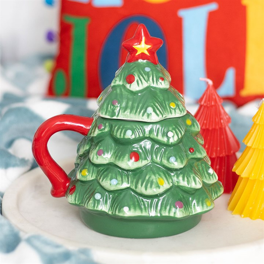 Nostalgic Christmas Tree Mug, image 1 of 5