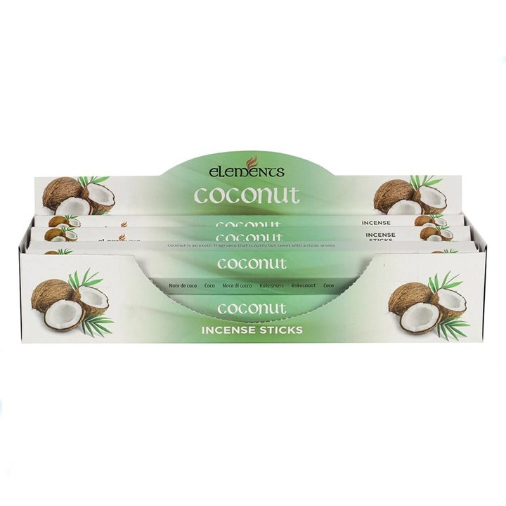 Set of 6 Packets of Elements Coconut Incense Sticks, image 1 of 2